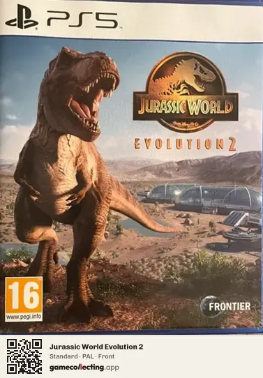 Jurassic World Evolution 2 PlayStation 5, PAL box front