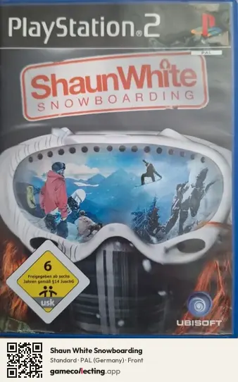 Shaun White Snowboarding PlayStation 2, Germany box front