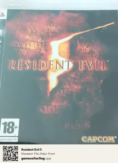 Resident Evil 5 PlayStation 3, Italy box front