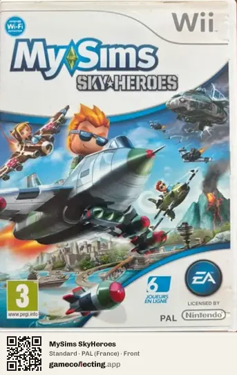 MySims SkyHeroes Nintendo Wii, France box front
