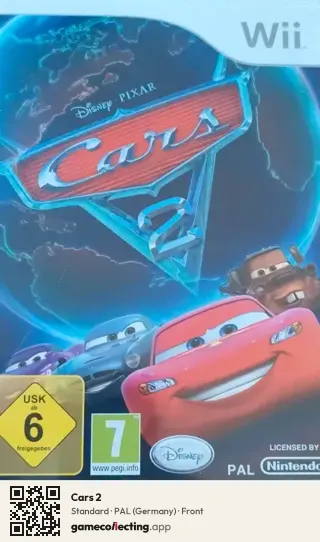 Cars 2 Nintendo Wii, Germany box front