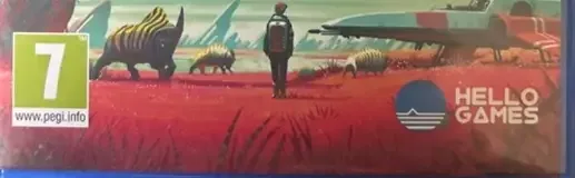 No Man's Sky, the USK square on its front