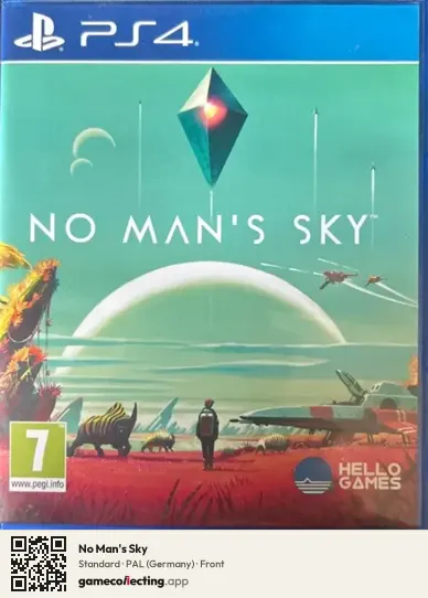 No Man's Sky PlayStation 4, Germany box front