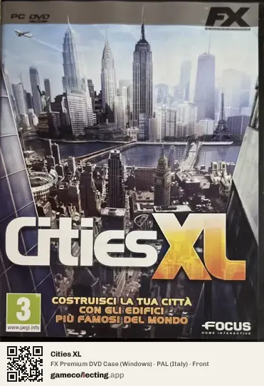 Cities XL Computer, Italy box front