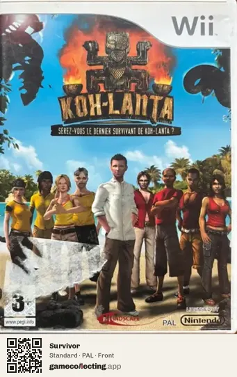 Survivor Nintendo Wii, PAL box front