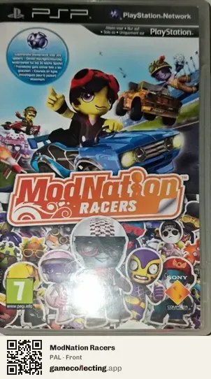 ModNation Racers PlayStation Portable, PAL box front