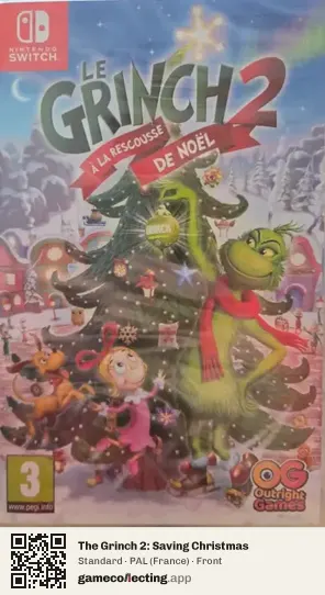 The Grinch 2: Saving Christmas Nintendo Switch, France box front