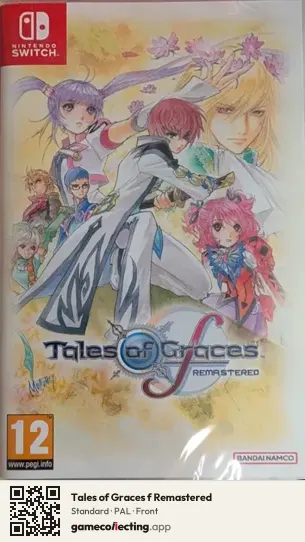 Tales of Graces f Remastered Nintendo Switch, PAL box front