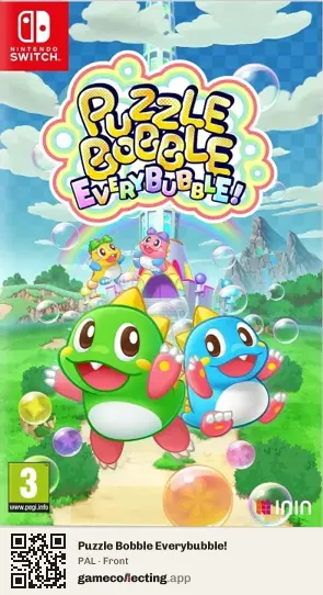 Puzzle Bobble Everybubble! Nintendo Switch, PAL box front