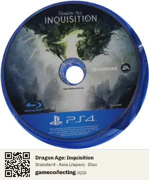Dragon Age: Inquisition PlayStation 4, Asia disc