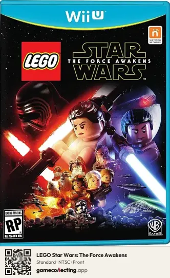 LEGO Star Wars: The Force Awakens Nintendo Wii U, NTSC box front