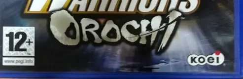 Warriors Orochi, the PEGI square on its front