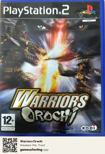 Warriors Orochi PlayStation 2, PAL box front