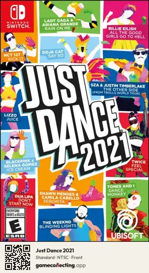Just Dance 2021 Nintendo Switch, NTSC box front