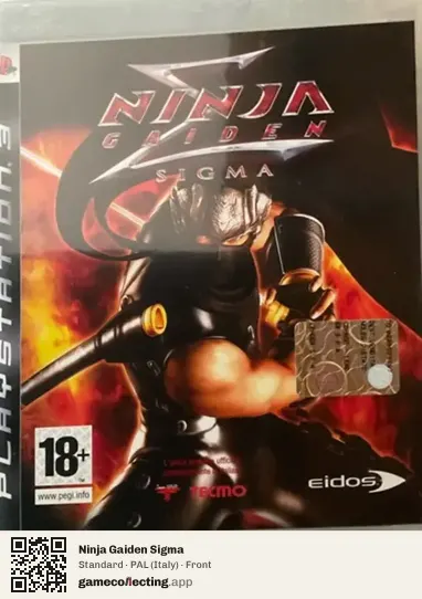 Ninja Gaiden Sigma PlayStation 3, Italy box front