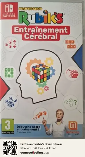 Professor Rubik's Brain Fitness Nintendo Switch, France box front