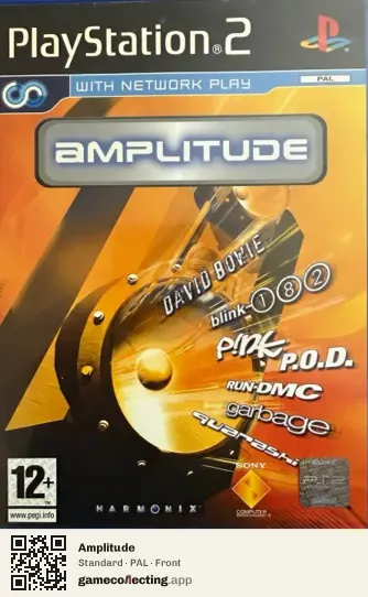 Amplitude PlayStation 2, PAL box front