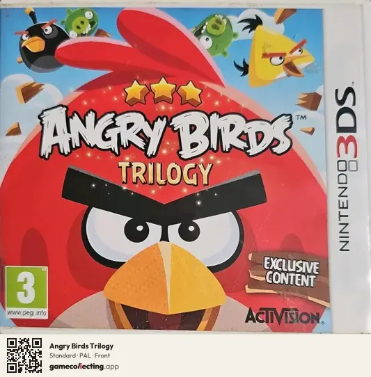 Angry Birds Trilogy Nintendo 3DS, PAL box front