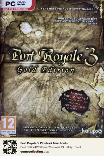 Port Royale 3: Pirates & Merchants Computer, Italy box front