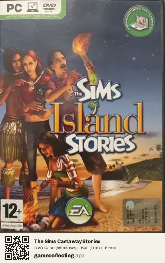 The Sims Castaway Stories Computer, Italy box front