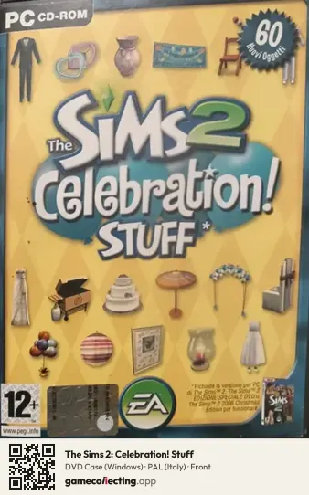 The Sims 2: Celebration! Stuff Computer, Italy box front