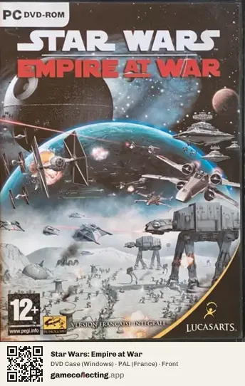 Star Wars: Empire at War Computer, France box front