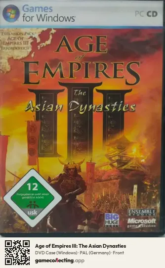 Age of Empires III: The Asian Dynasties Computer, Germany box front