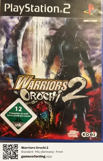 Warriors Orochi 2 PlayStation 2, Germany box front