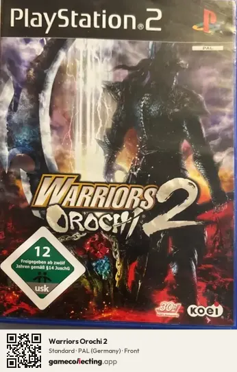 Warriors Orochi 2 PlayStation 2, Germany box front
