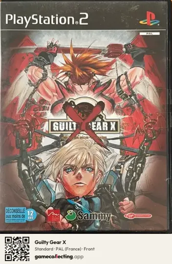 Guilty Gear X PlayStation 2, France box front