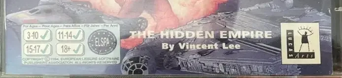 Star Wars: Rebel Assault II: The Hidden Empire, the ELSPA age band on its front