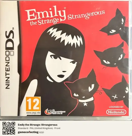 Emily the Strange: Strangerous Nintendo DS, United Kingdom box front