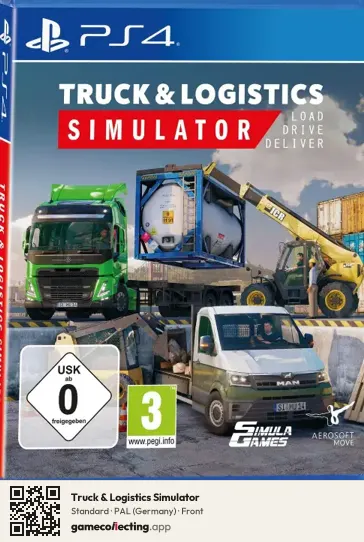 Truck & Logistics Simulator PlayStation 4, Germany box front