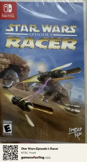 Star Wars Episode I: Racer Nintendo Switch, NTSC box front