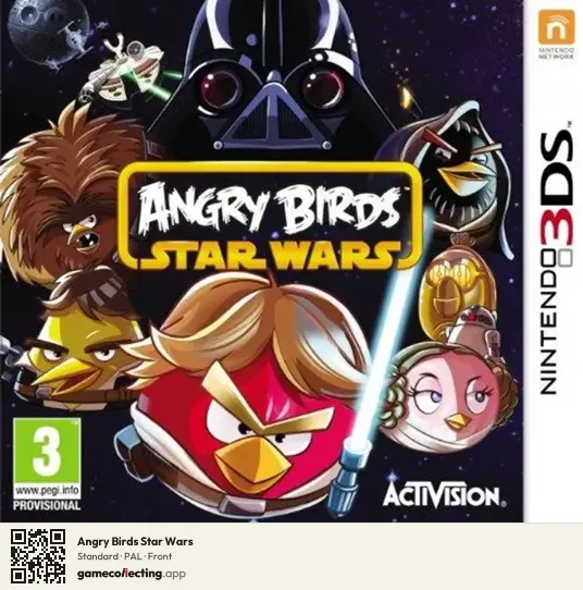 Angry Birds Star Wars Nintendo 3DS, PAL box front