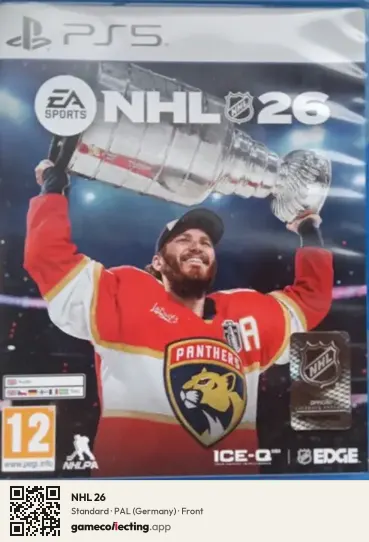 NHL 26 PlayStation 5, Germany box front
