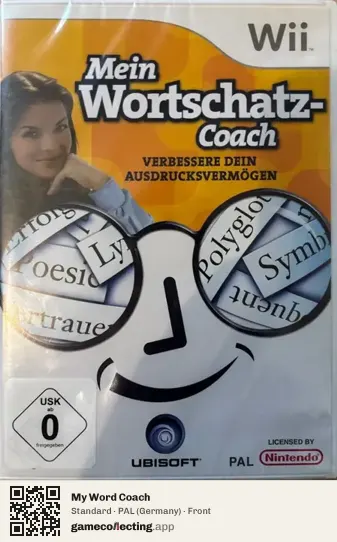 My Word Coach Nintendo Wii, Germany box front