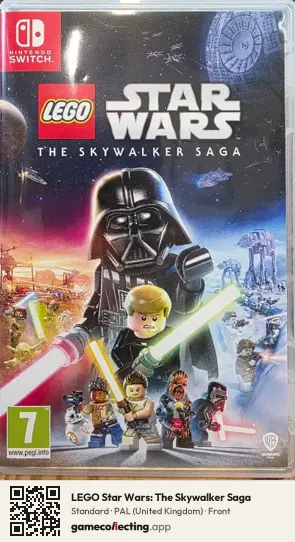 LEGO Star Wars: The Skywalker Saga Nintendo Switch, United Kingdom box front