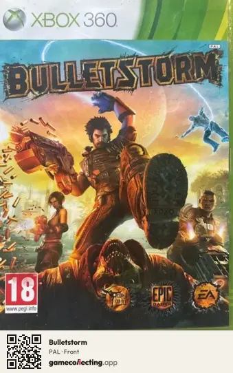 Bulletstorm Xbox 360, PAL box front