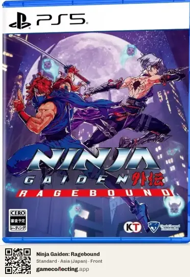 Ninja Gaiden: Ragebound PlayStation 5, Asia box front