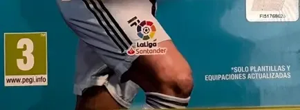 FIFA 19, the PEGI square on its front
