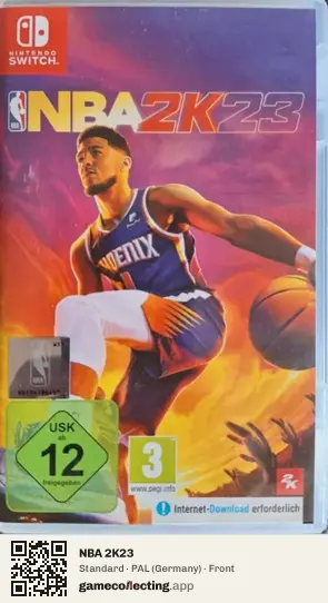 NBA 2K23 Nintendo Switch, Germany box front