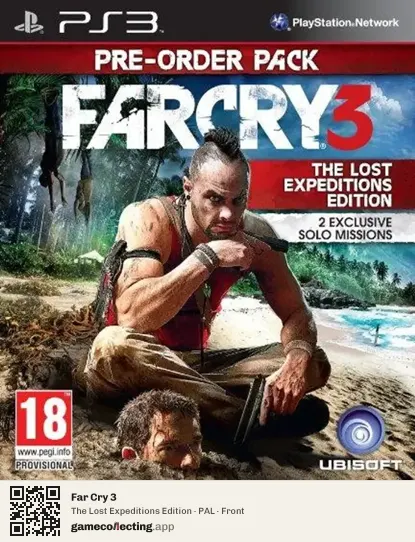 Far Cry 3 PlayStation 3, PAL box front