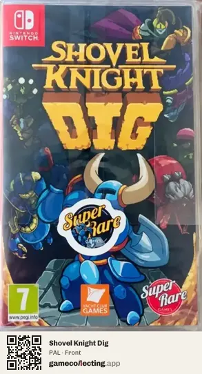 Shovel Knight Dig Nintendo Switch, PAL box front