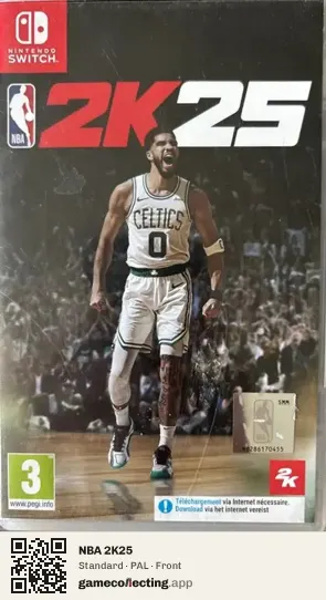 NBA 2K25 Nintendo Switch, PAL box front