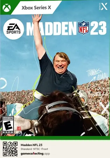 Madden NFL 23 Xbox Series X, NTSC box front