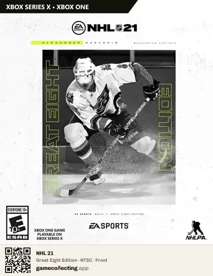 NHL 21 Xbox One, NTSC box front