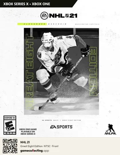 NHL 21 Xbox One, NTSC box front