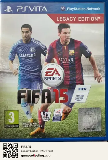 FIFA 15 PlayStation Vita, PAL box front