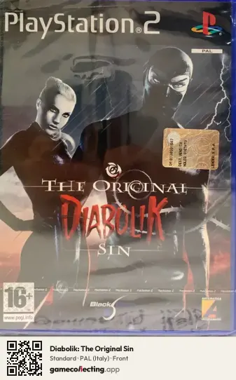 Diabolik: The Original Sin PlayStation 2, Italy box front